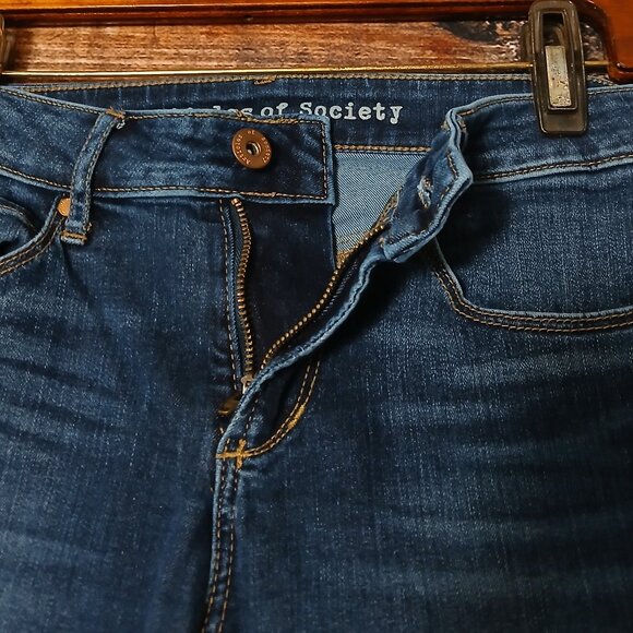 Articles Of Society Jeans 25 Karen Crop Skinny Ankle Delray Blue Denim Stretch - Picture 6 of 12